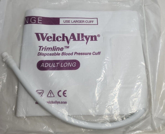 Welch Allyn Trimline Disposable Blood Pressure Cuff Adult Long