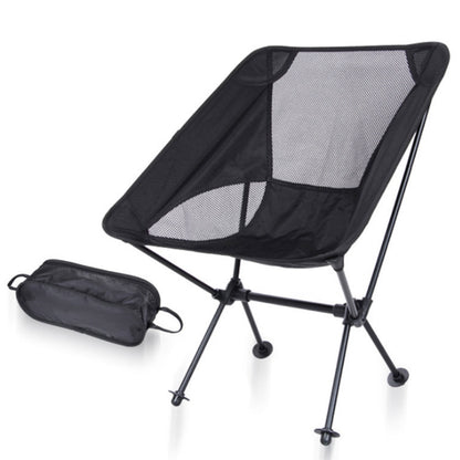 Outdoor Portable Folding Camping Chair Light Fishing Beach Chair Aviation Aluminum Alloy Backrest Recliner