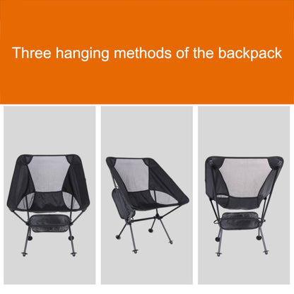 Outdoor Portable Folding Camping Chair Light Fishing Beach Chair Aviation Aluminum Alloy Backrest Recliner