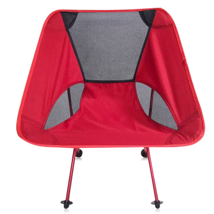 Outdoor Portable Folding Camping Chair Light Fishing Beach Chair Aviation Aluminum Alloy Backrest Recliner