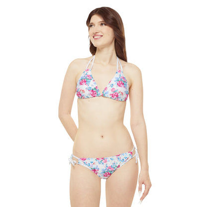 Floral Strappy Bikini Set (AOP)-Shalav5