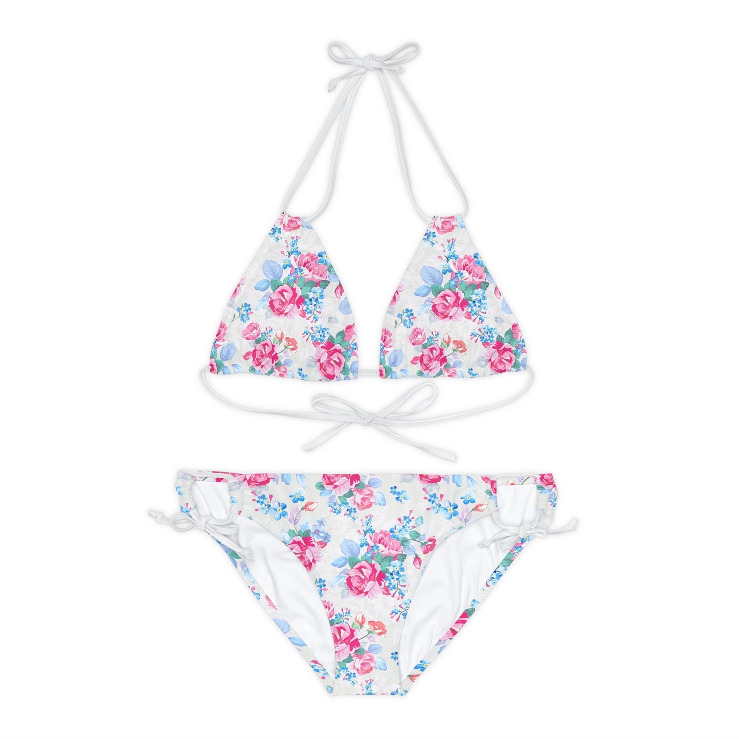 Floral Strappy Bikini Set (AOP)-Shalav5