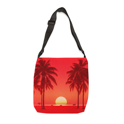 Bags - Red Sunset Adjustable Tote Bag (AOP)