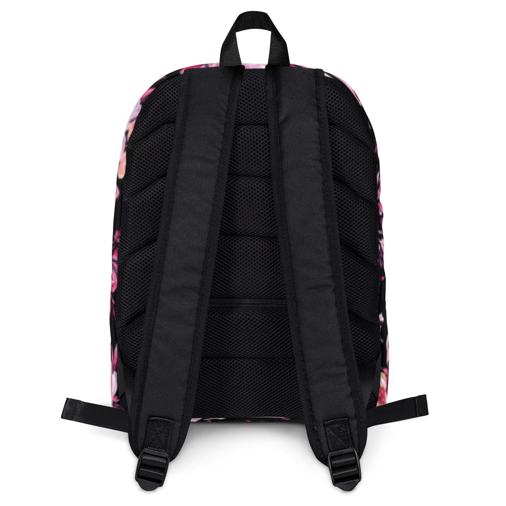 Backpacks - Red Floral Back To School Backpack