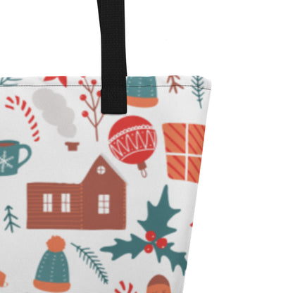 Tote Bag - Merry Charismas  Large Tote Bag