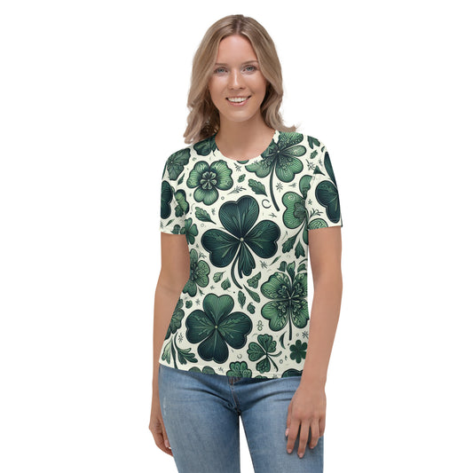 I'm on a clover mission this St. Paddy's - four leaves or bust Women's T-shirt