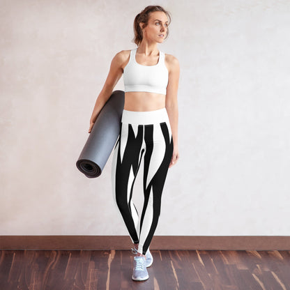 Zebra Design Yoga Leggings