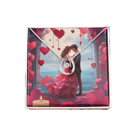 As you wear this necklace close to your heart, may it reflect the love that resides within mine, forever entwining our souls in a symphony of everlasting romance