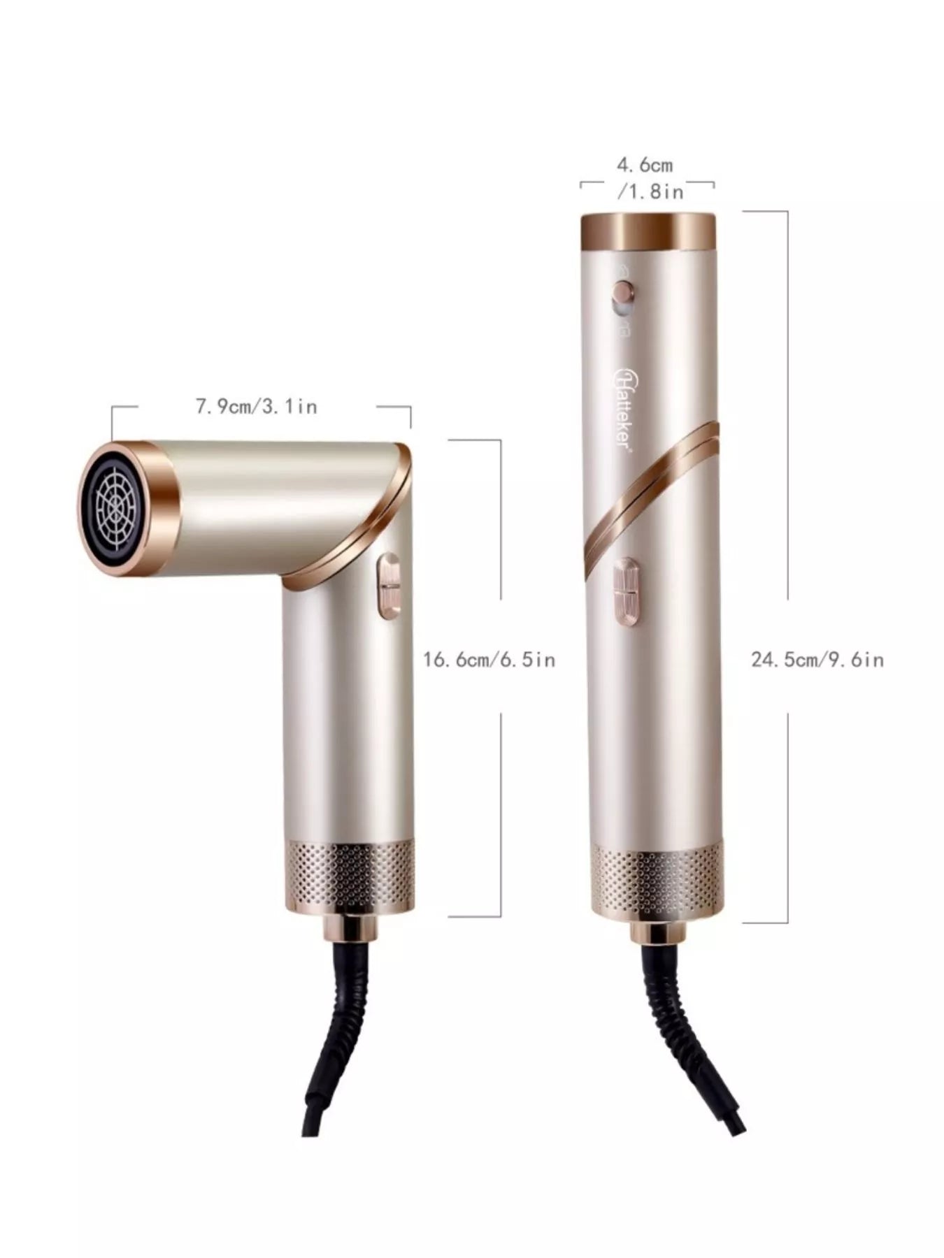 Multifunctional curling iron with attachments