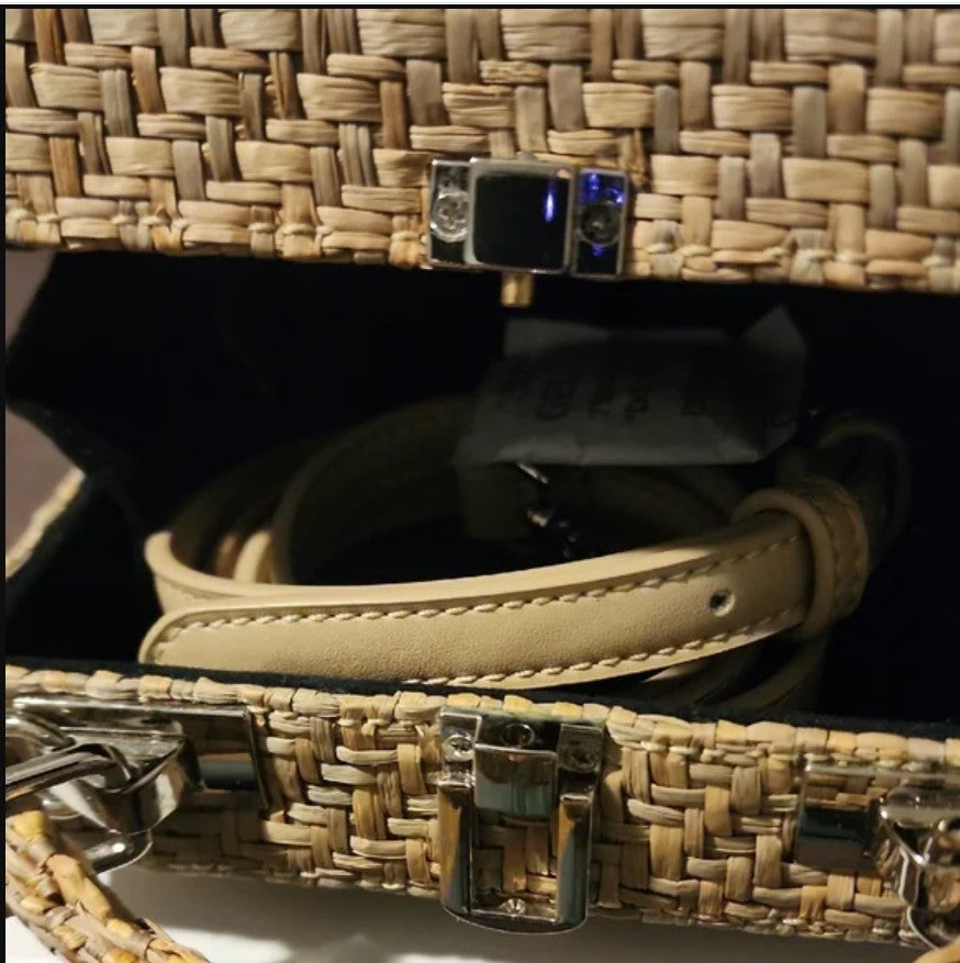 Brandon Blackwood Natural Woven
Handbag