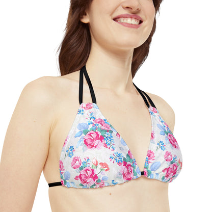 Floral Strappy Bikini Set (AOP)-Shalav5