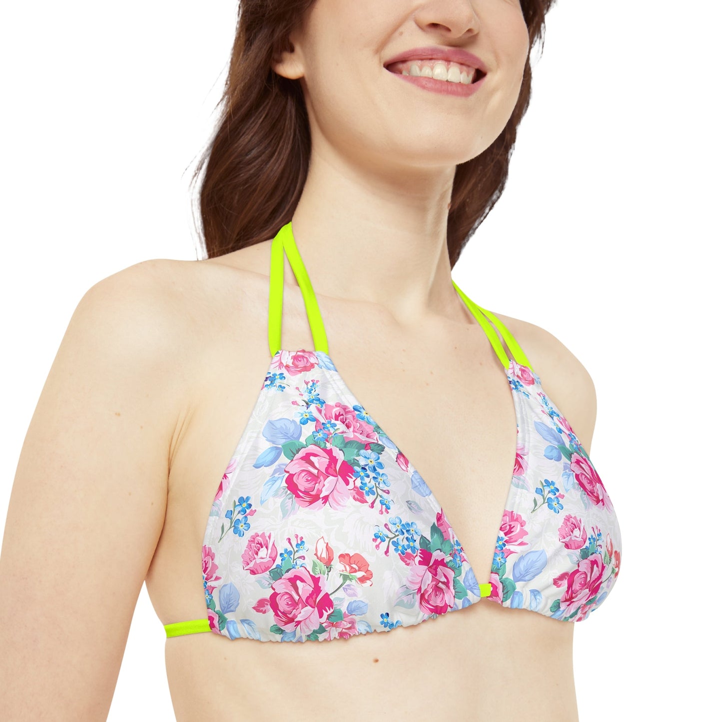 Floral Strappy Bikini Set (AOP)-Shalav5