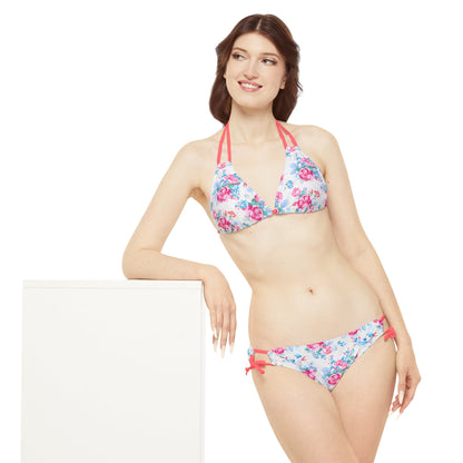 Floral Strappy Bikini Set (AOP)-Shalav5