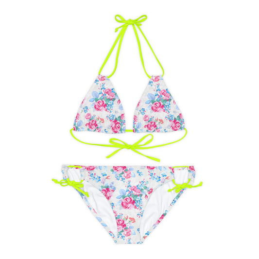 Floral Strappy Bikini Set (AOP)-Shalav5