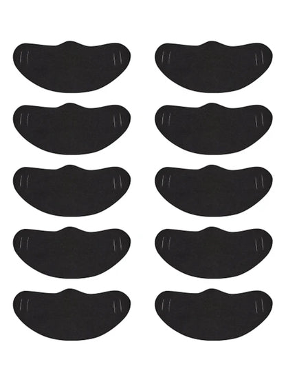 Daily Canvas Cloth Face Coverings, Black, Pack Of 10-Shalav5