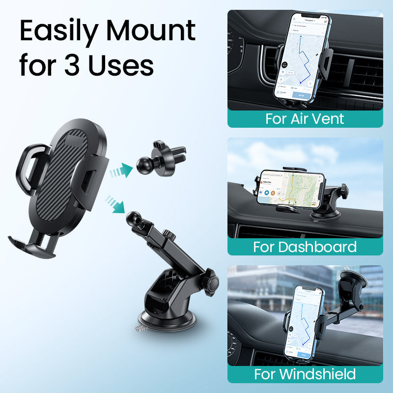 Sucker Car Phone Holder Mount Stand GPS Mobile Cell Support For IPhone 13 12 11 Pro Max X 7 8 Xiaomi Huawei Samsung