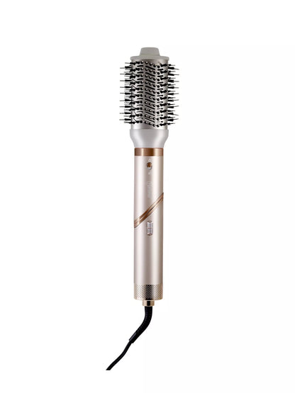 Champagne 3-in-1 folding hot air brush for hair styling
