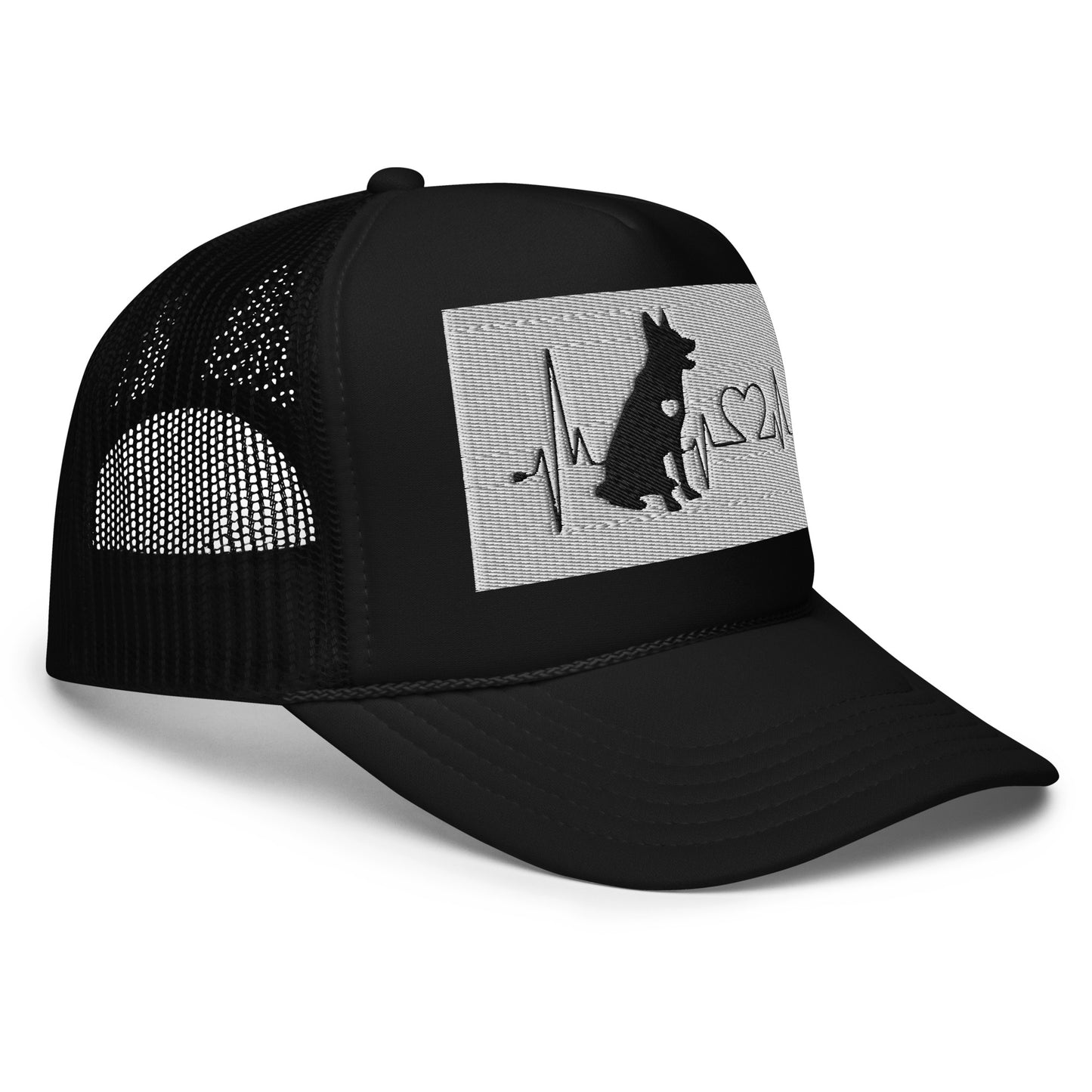 We Share A Heartbeat Foam trucker hat