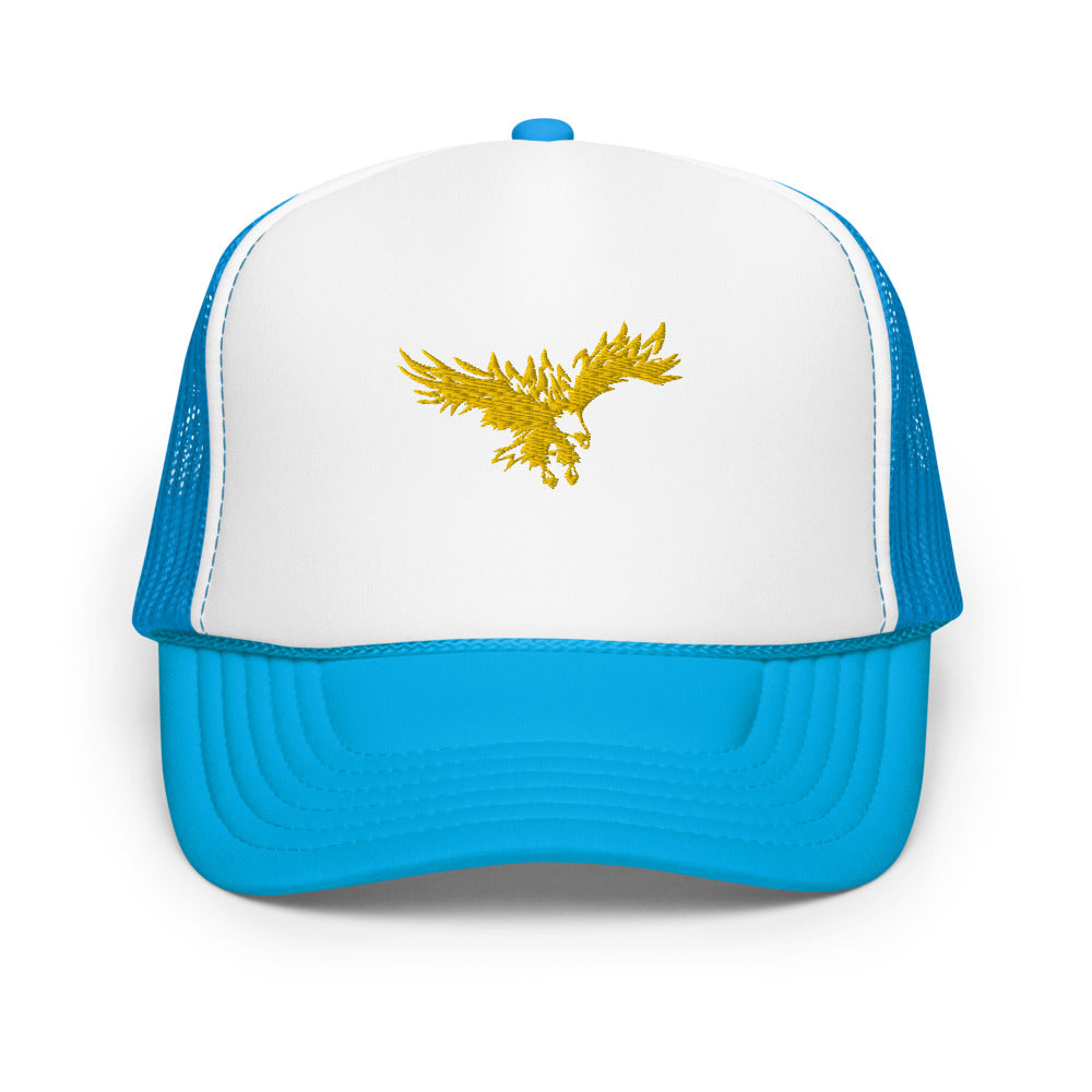 Eagle  Embroidery Foam trucker hat