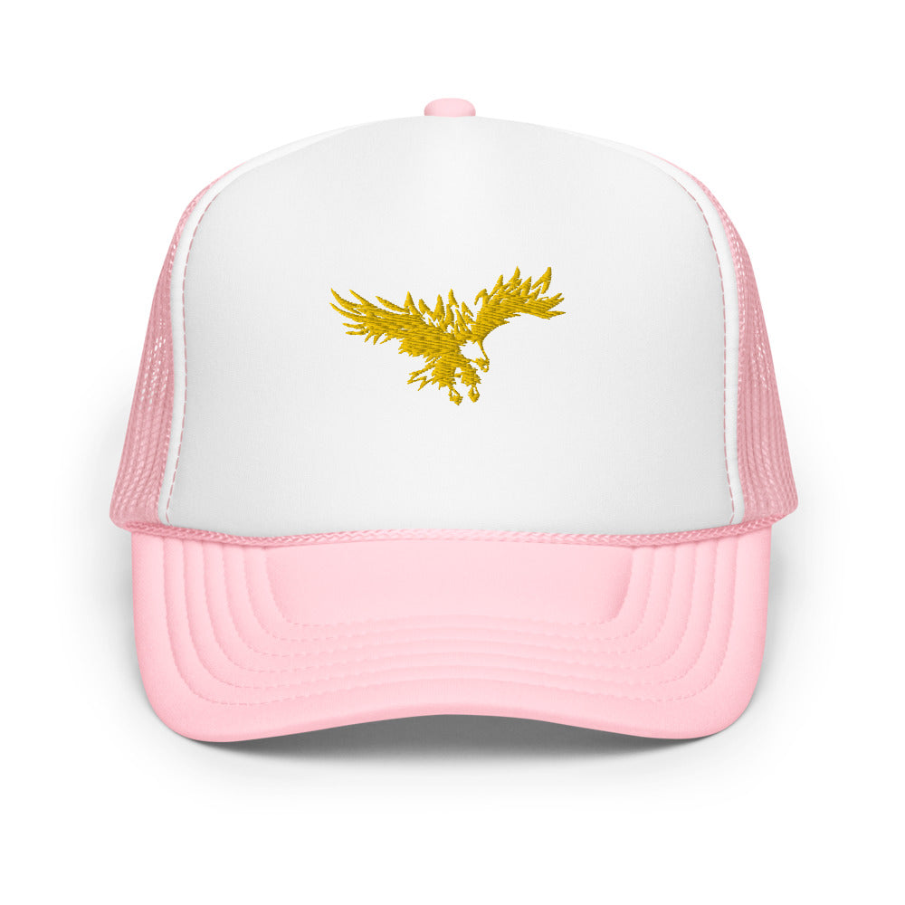 Eagle  Embroidery Foam trucker hat