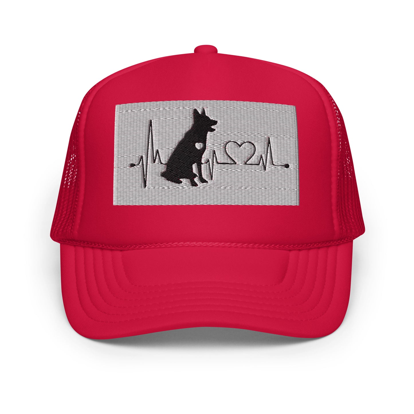 We Share A Heartbeat Foam trucker hat