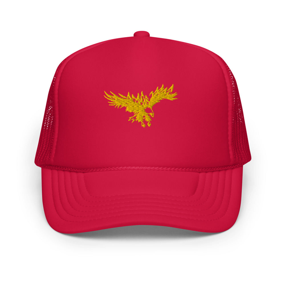 Eagle  Embroidery Foam trucker hat