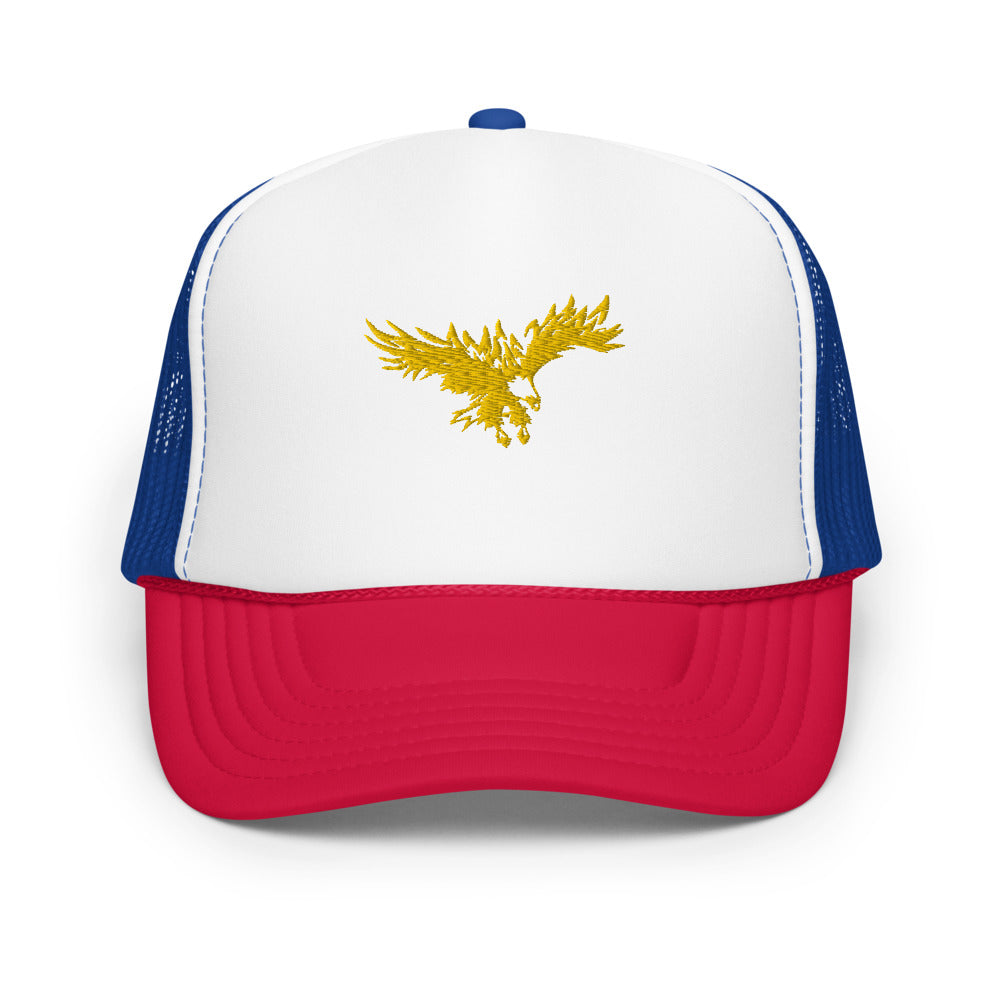 Eagle  Embroidery Foam trucker hat