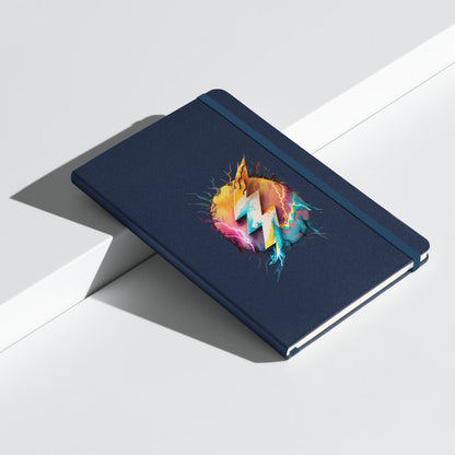 Multicolor Lightning Hardcover bound notebook