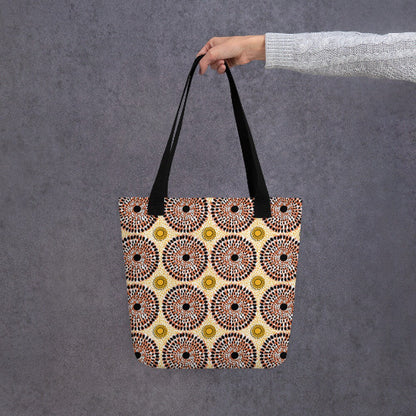 Illustrated Circles Tote Bag