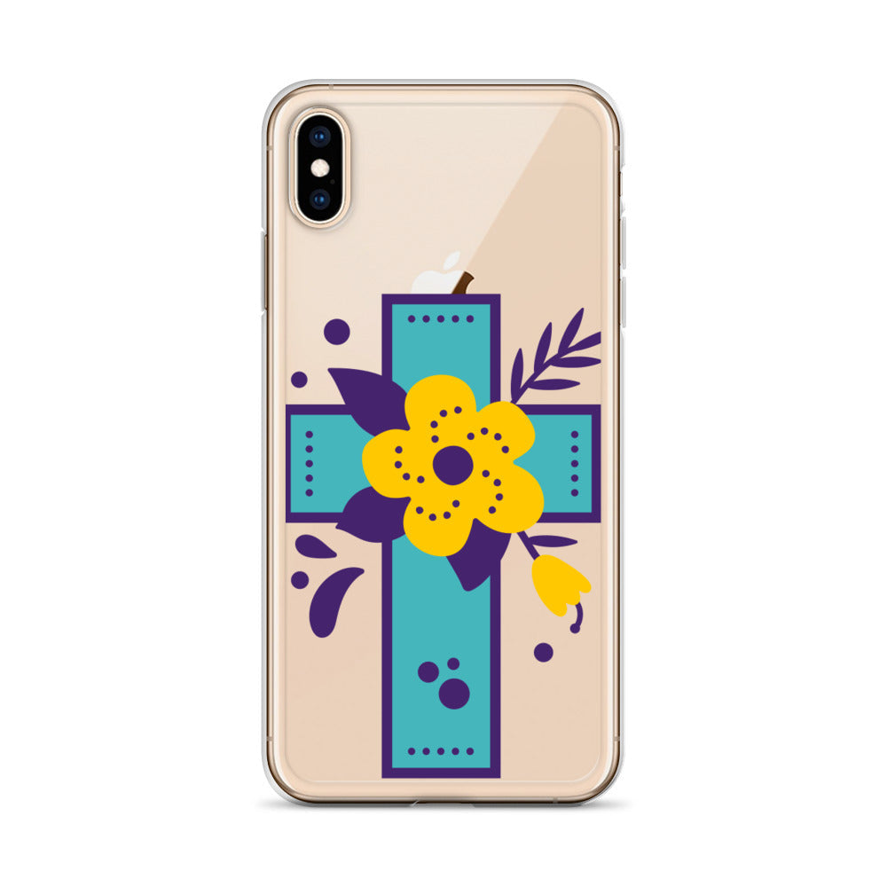 Dia De Los Muertos Cross iPhone Case-Shalav5