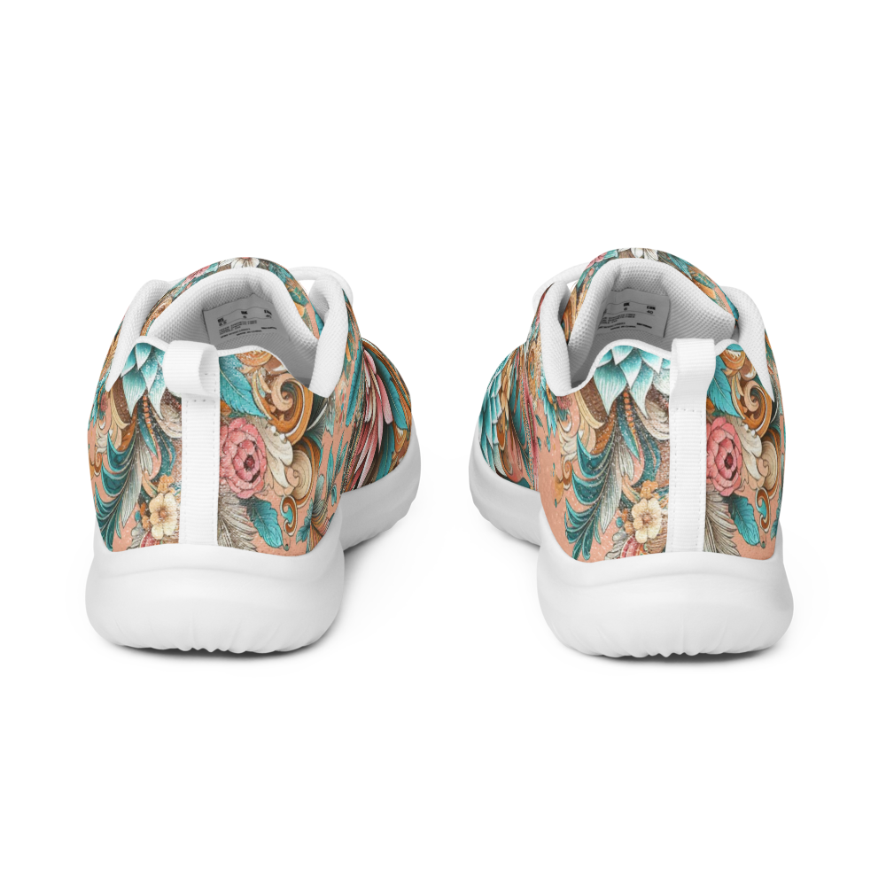 Floral Design Men’s athletic shoes