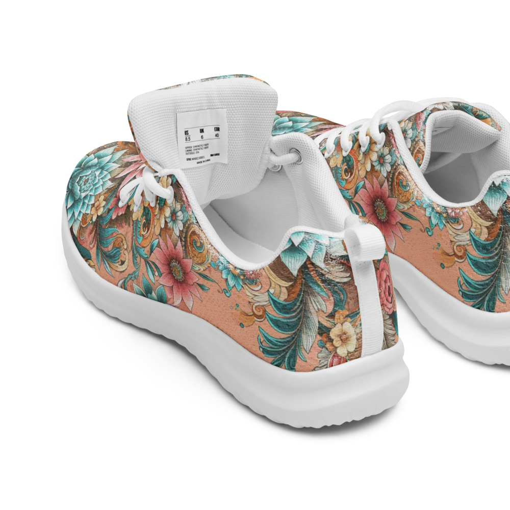 Floral Design Men’s athletic shoes