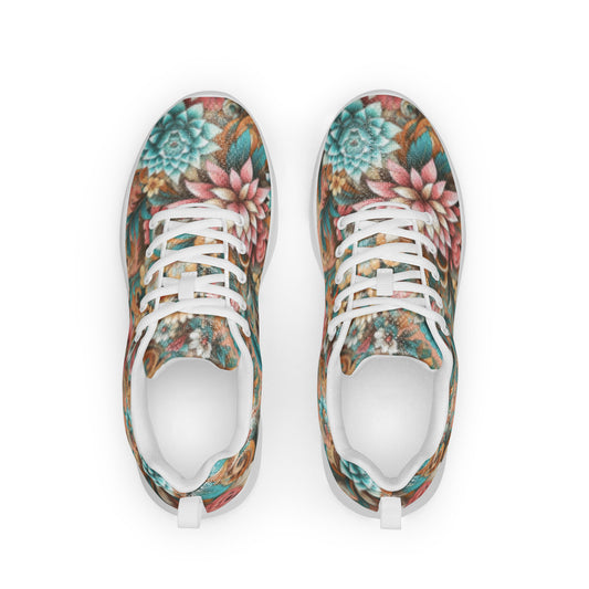 Floral Design Men’s athletic shoes