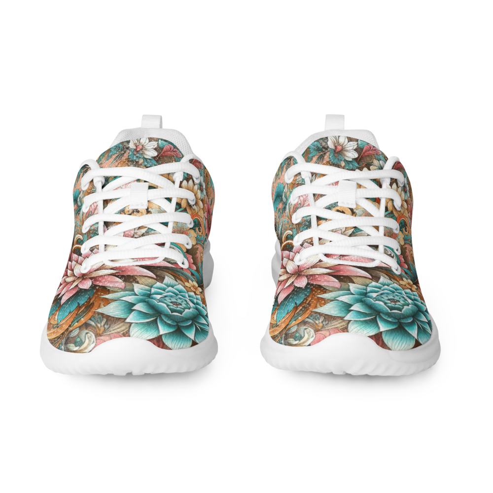 Floral Design Men’s athletic shoes