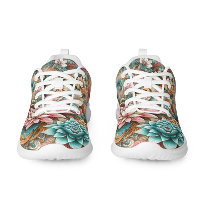 Floral Design Men’s athletic shoes