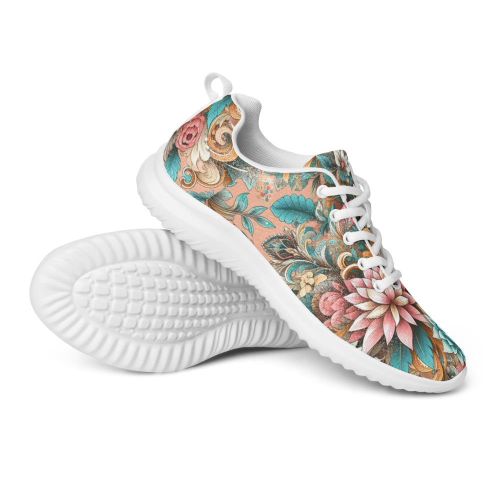 Floral Design Men’s athletic shoes