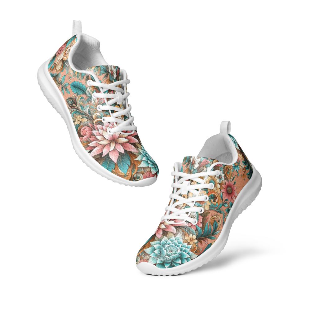Floral Design Men’s athletic shoes
