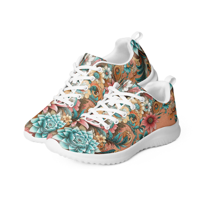 Floral Design Men’s athletic shoes