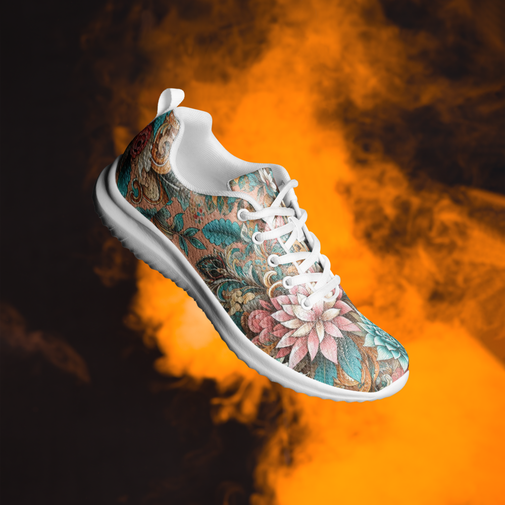 Floral Design Men’s athletic shoes