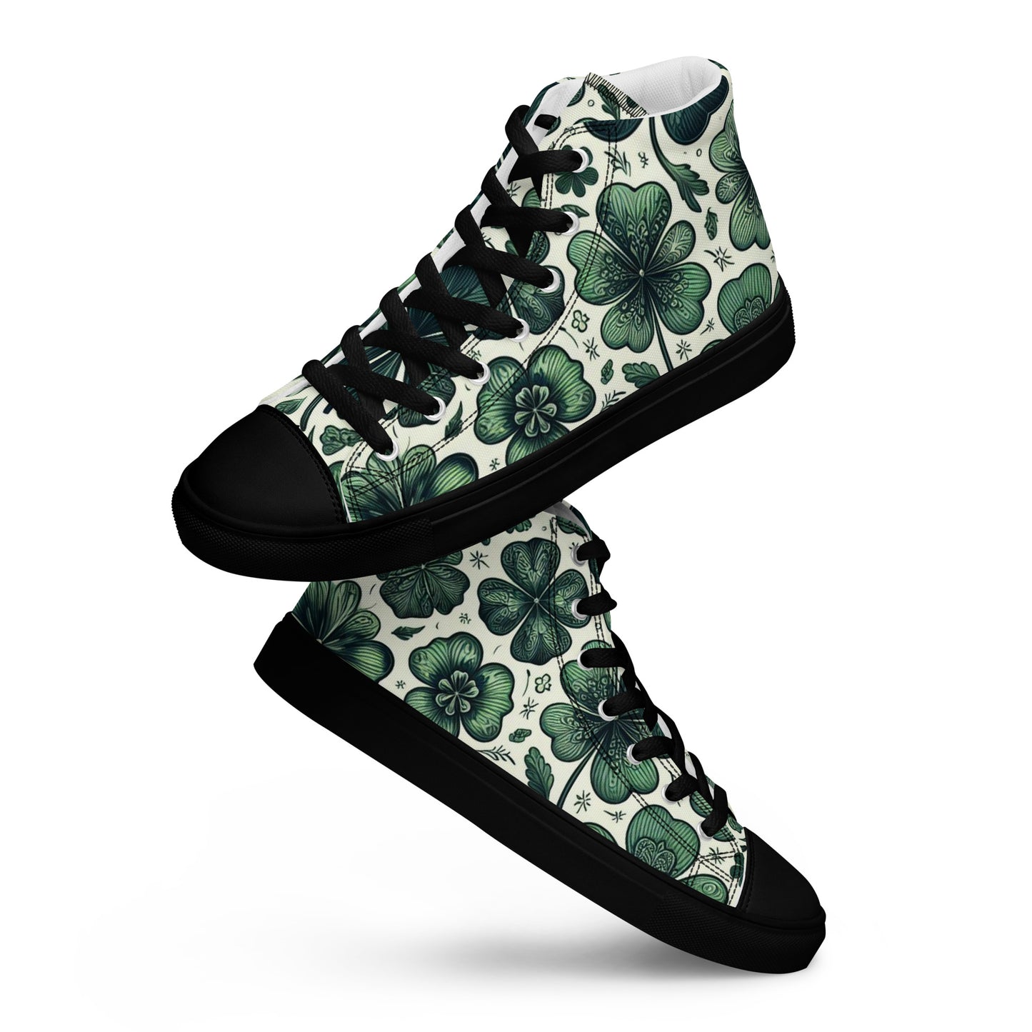 4 cloves Men’s high top canvas shoes