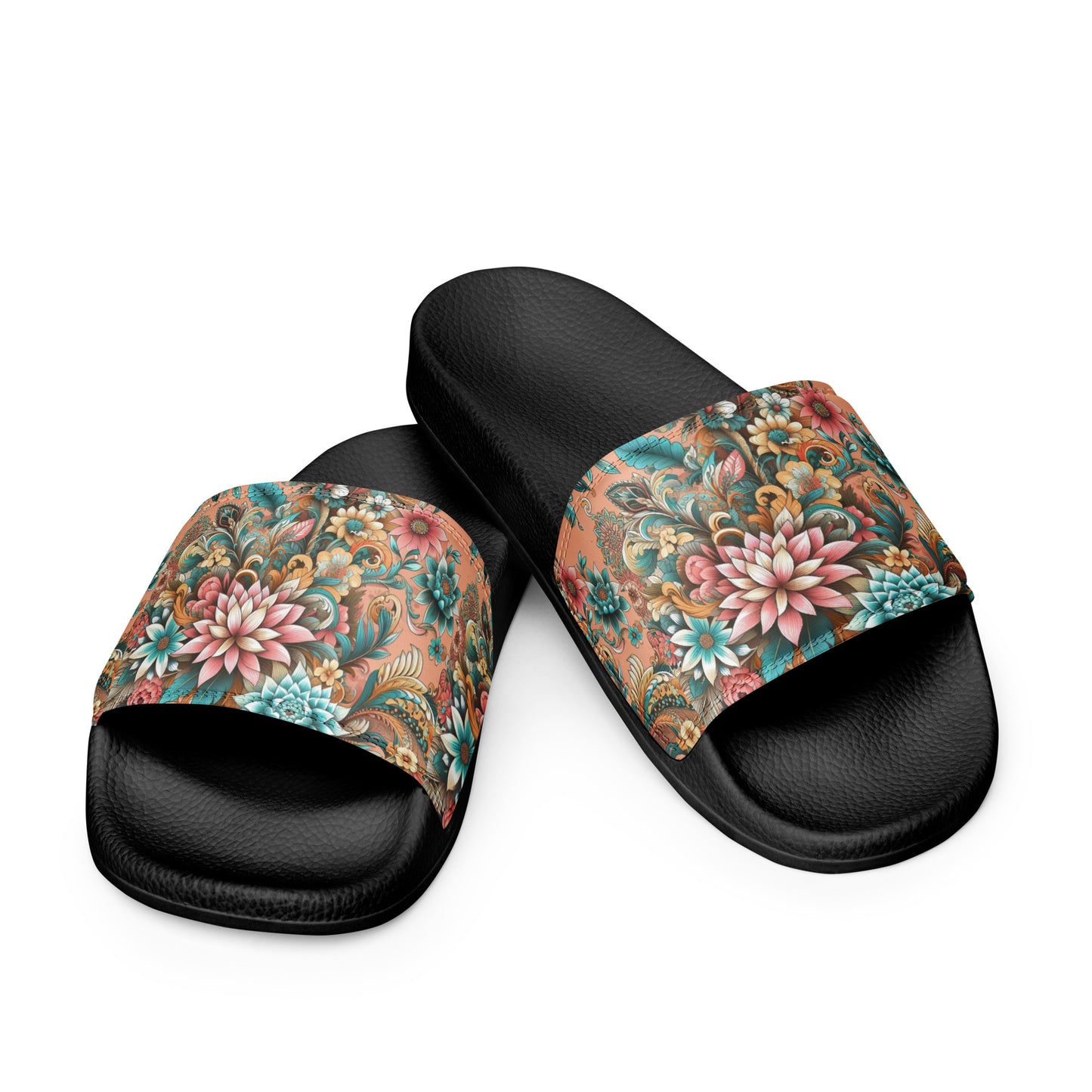 Floral Design Summer Vibe Men’s slides