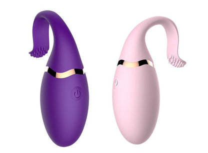 Wireless Remote Control Silicone Bullet Egg Vibrators for Women