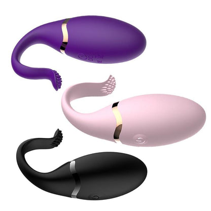 Wireless Remote Control Silicone Bullet Egg Vibrators for Women