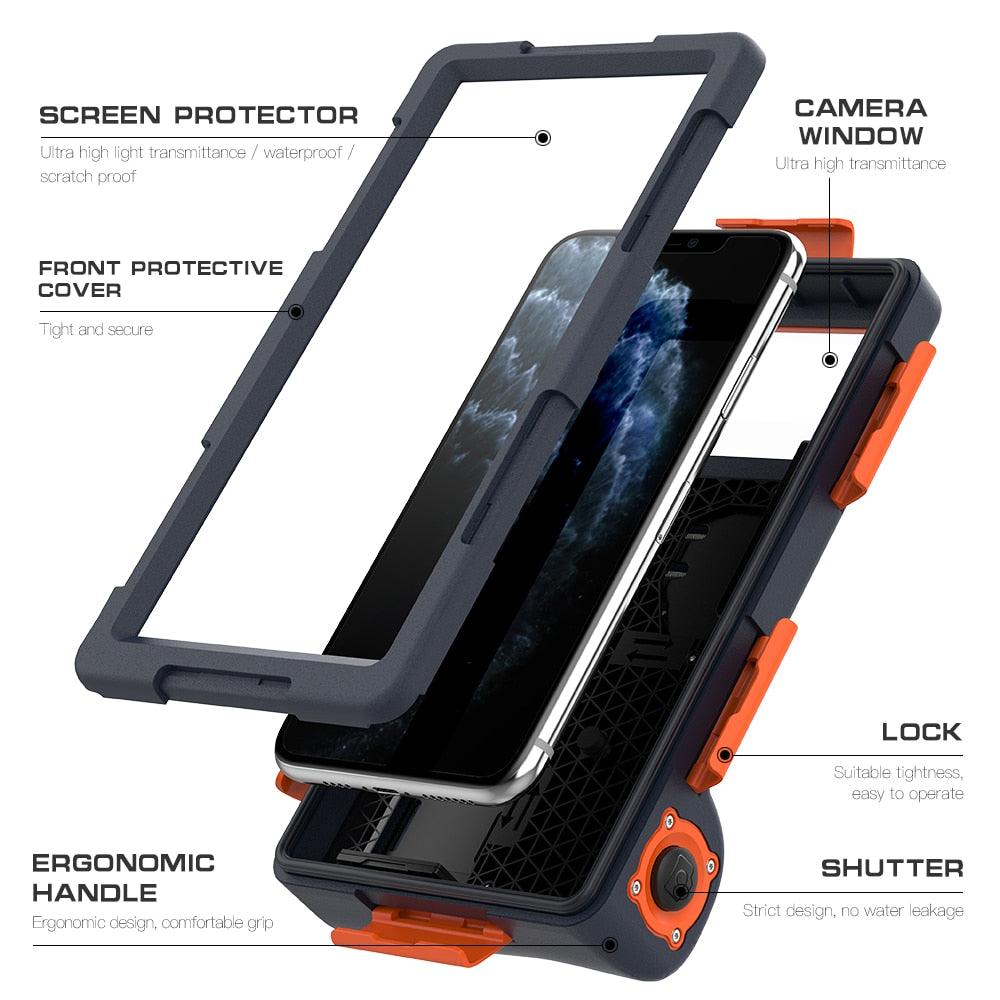 Professional Diving Phone Case For iPhone 6-11 Professional Diving Phone Case For iPhone 6-11