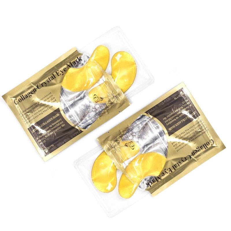 20Packs 24K Gold Crystal Collagen Eye Mask Patch Pad Moisturizing Anti Aging Puffiness-Shalav5