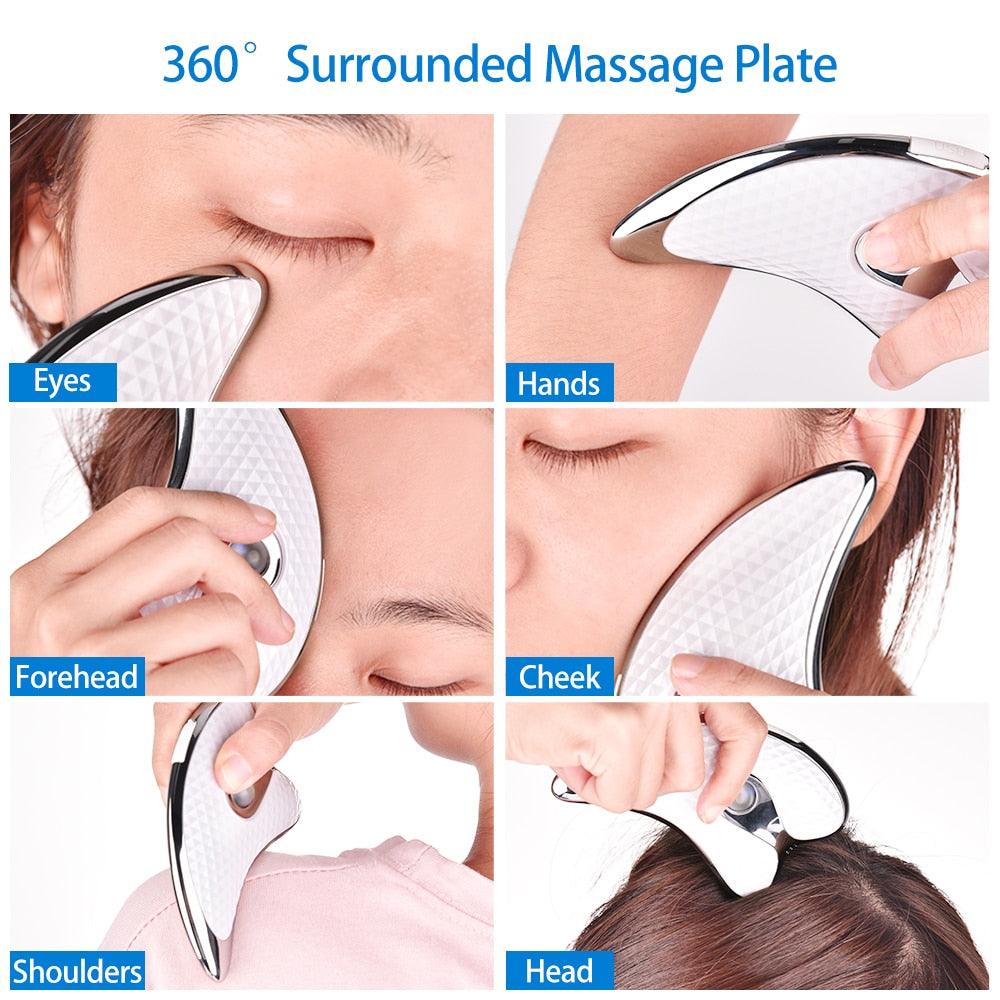 Heated Vibrating Facial Massager-Shalav5