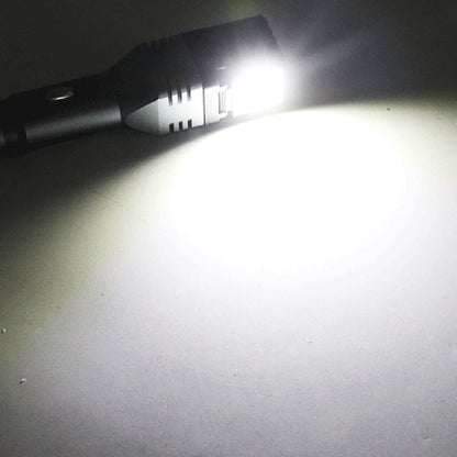 LED Flashlight MINI Car Chargeable Lantern Torch Powerful Lamp Built-in Li-ion Battery Car Cigarette Lighter Socket Light-Shalav5
