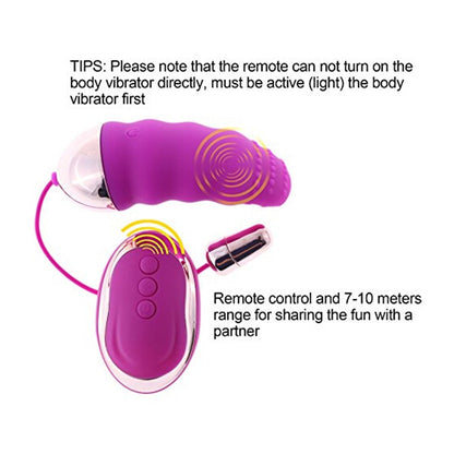 10 Speed Remote Control Wireless Vibrating Sex Love Eggs Vibrator, Purple Black Erotic Toys-Shalav5