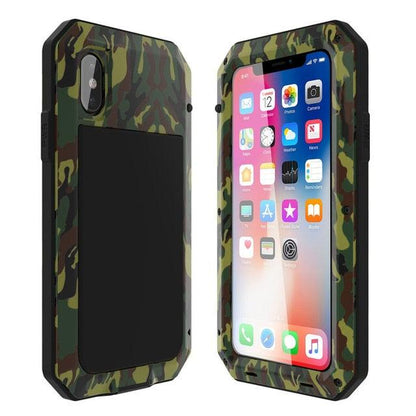 Phone Case - Shockproof Waterproof Metal Aluminum Phone Cases For IPhone 6 To 12
