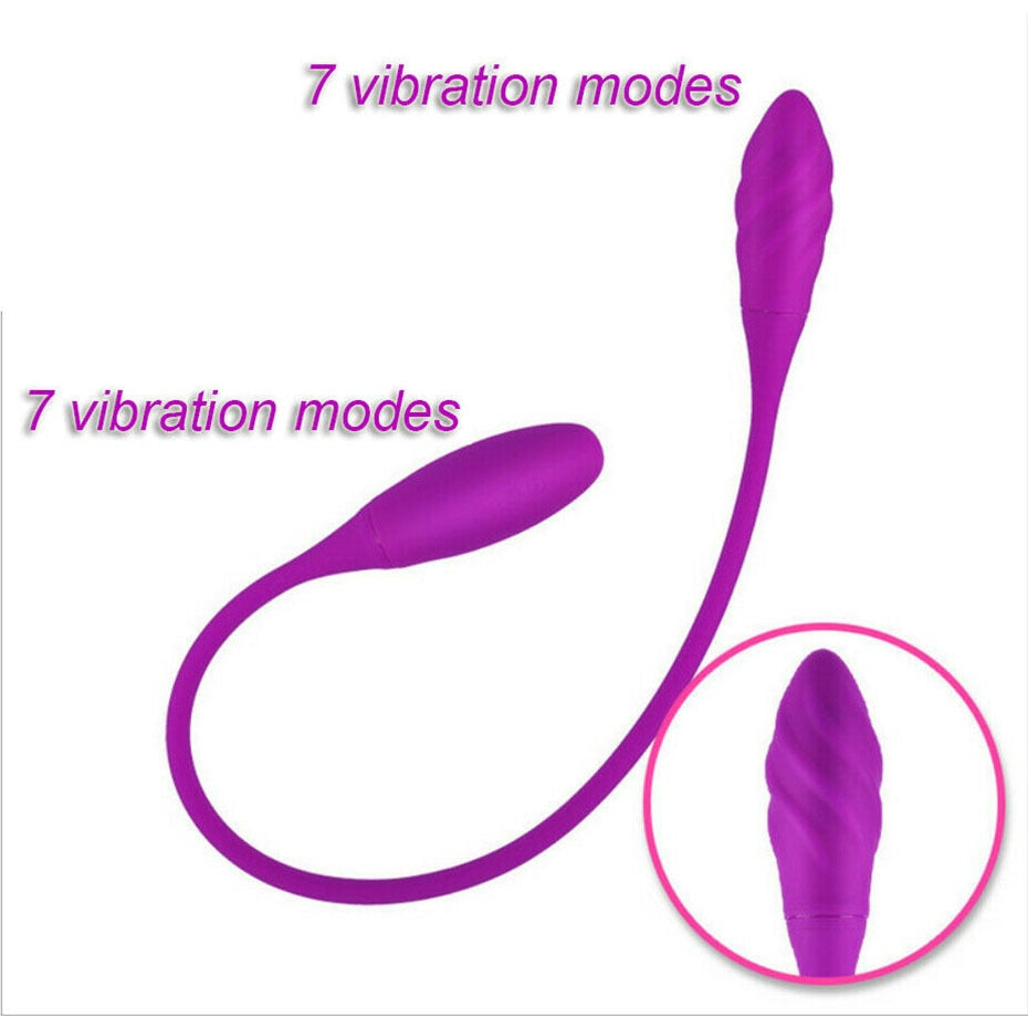 Double Vibrating egg Bendable Penetration Vibrator-Shalav5